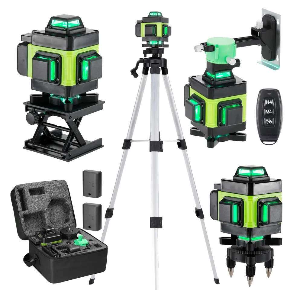Weytoll Livella laser 16 linee verde IP54 treppiede 25 m