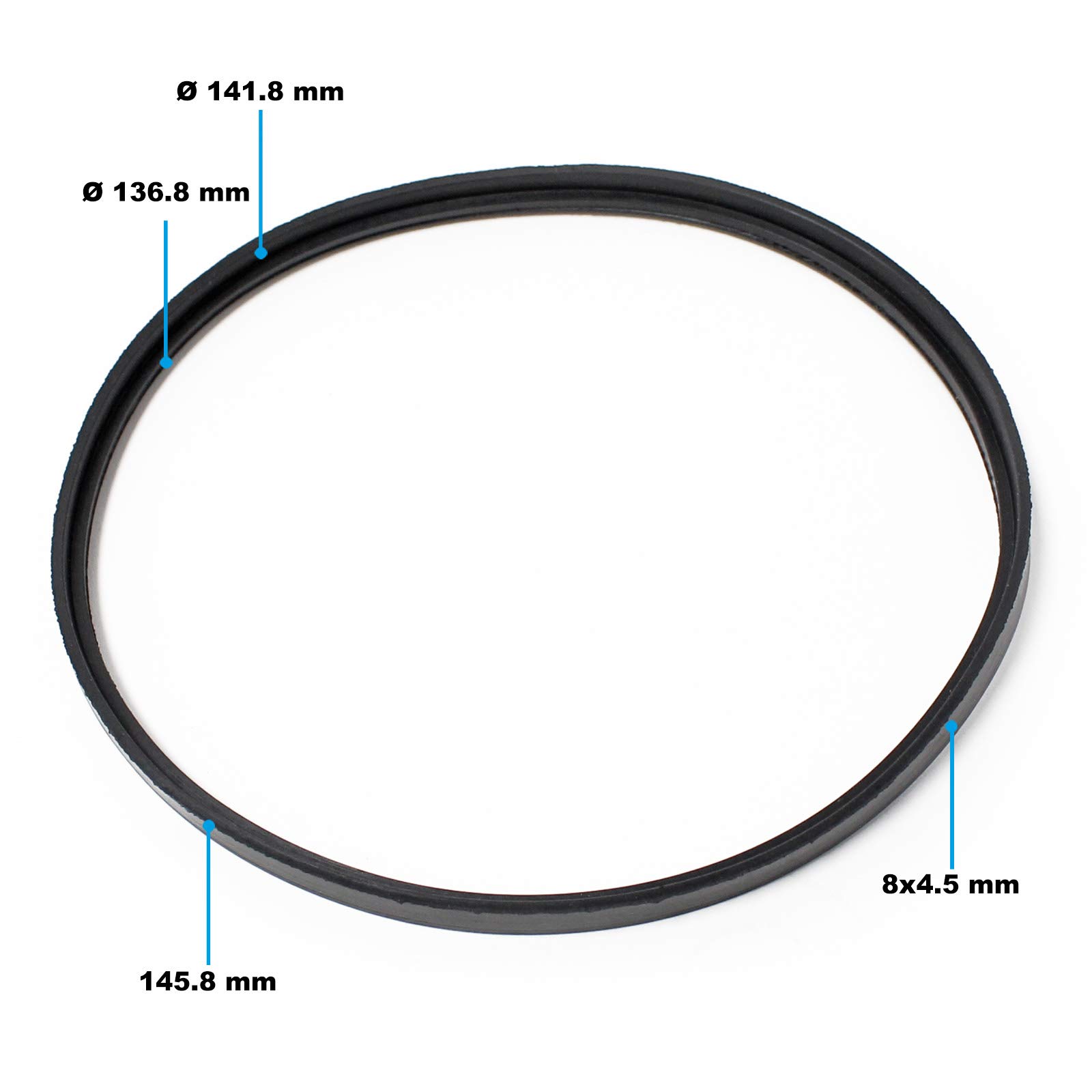 Wiltec O-Ring 3 ricambio pompa piscina 50919 nero