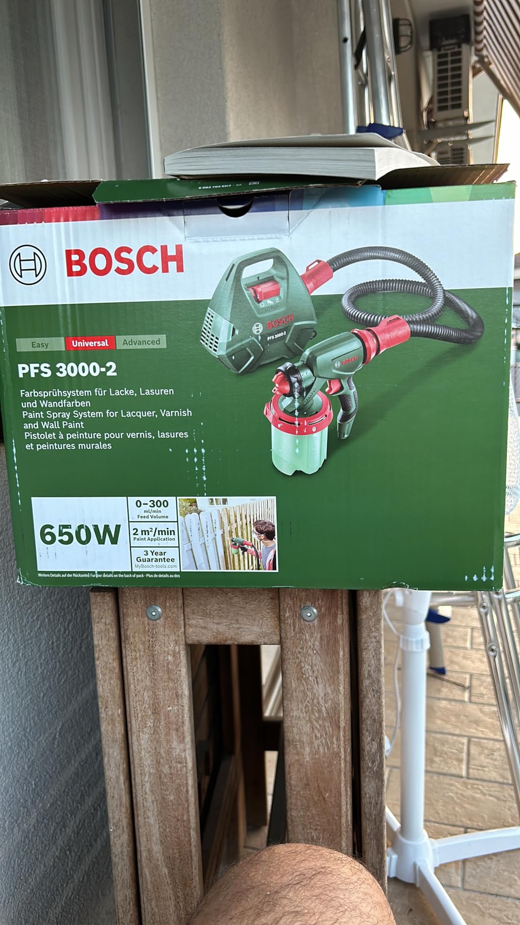 Bosch PFS 3000-2 Pistola a Spruzzo 650W 1000 ml