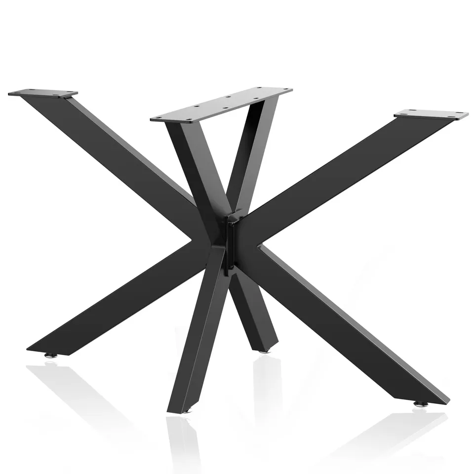 Wiltec XPOtool Telaio Tavolo a Ragno 120 cm Nero 200 kg