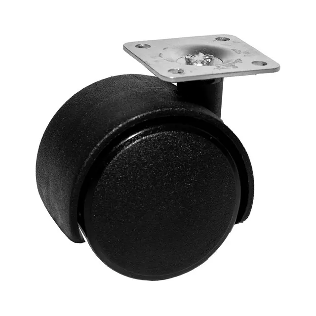 Bormann Rotella Mobile Girevole 50mm Nera 20Kg senza Freno