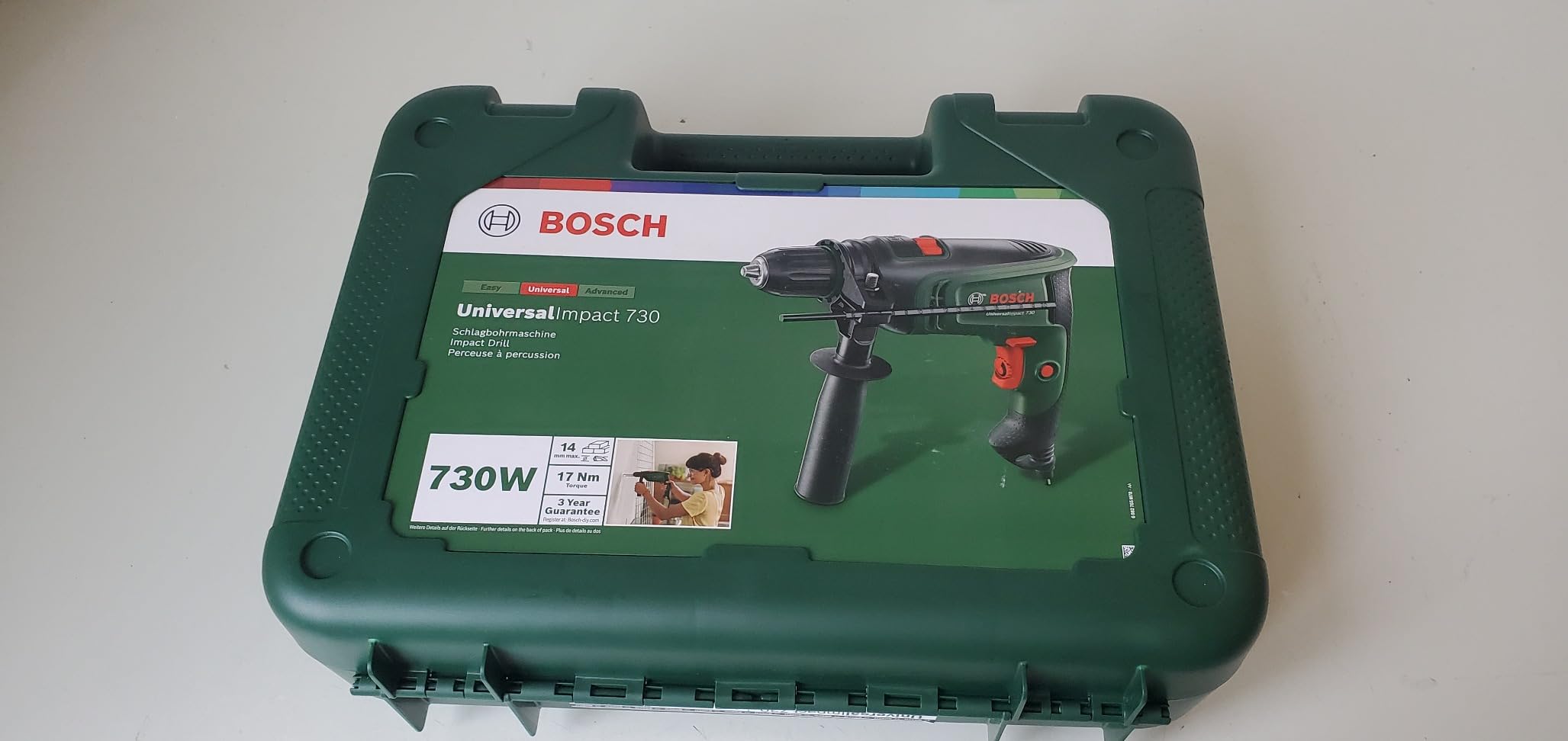Bosch UniversalImpact 730 trapano battente valigetta