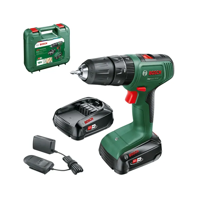 Bosch EasyImpact 18V-40 trapano con 2 batterie 2,0 Ah