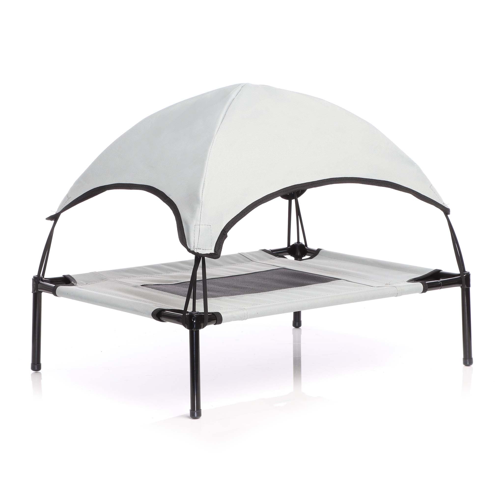 Wiltec Brandina Cane con Tettoia Marrone 76x60cm fino 25kg
