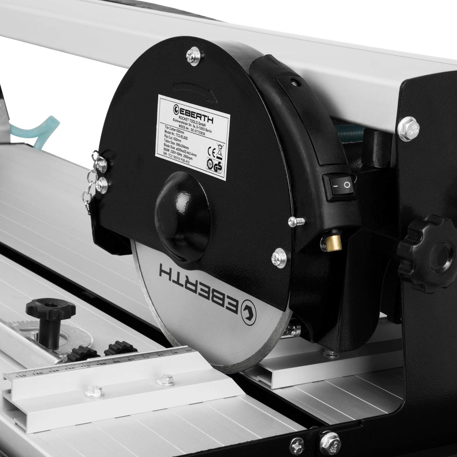 EBERTH Tagliapiastrelle Elettrico 800W Disco 200mm Taglio 620mm