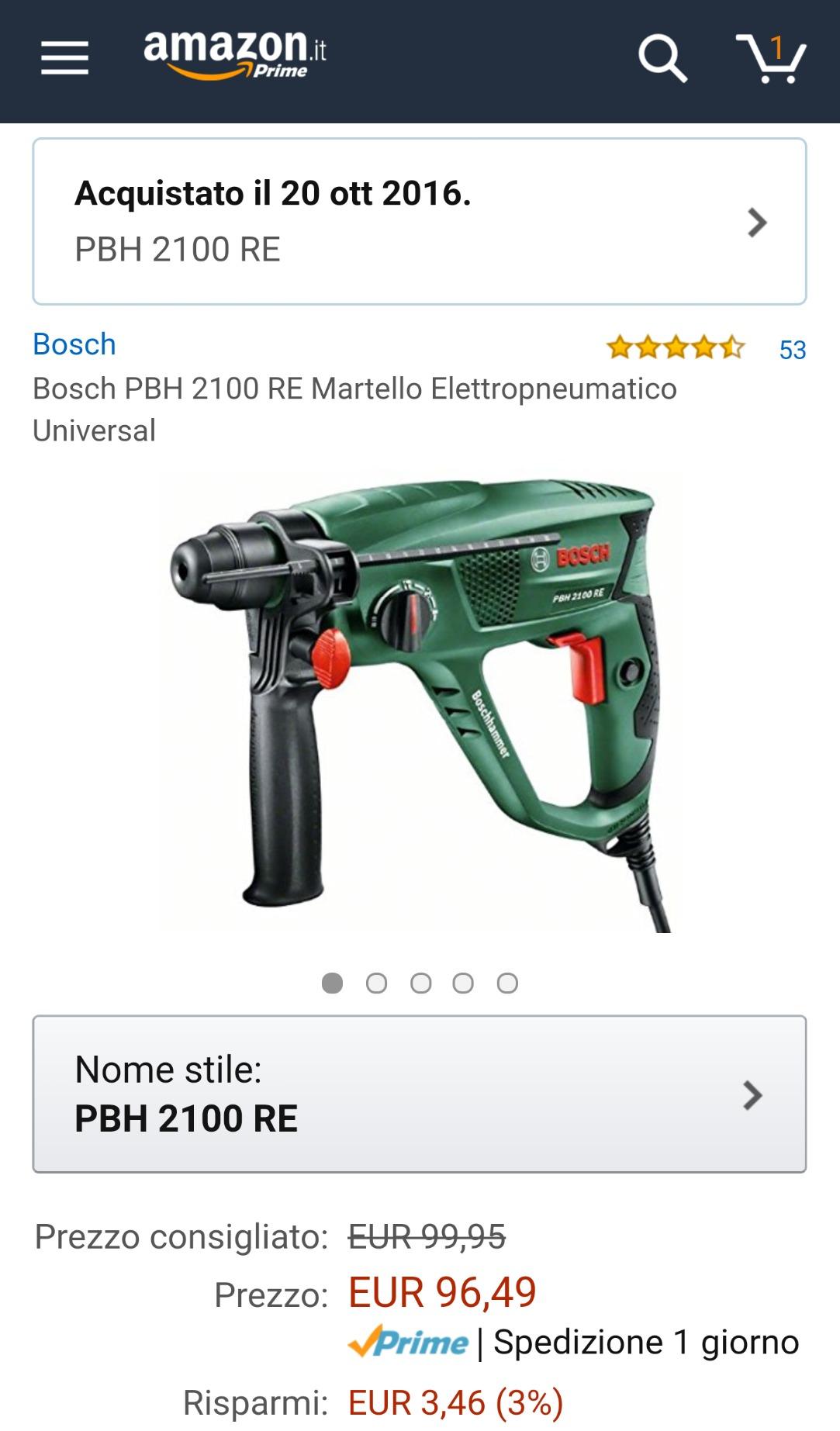 Bosch Universal 06033A9300 martello perforatore SDS-plus 550 W