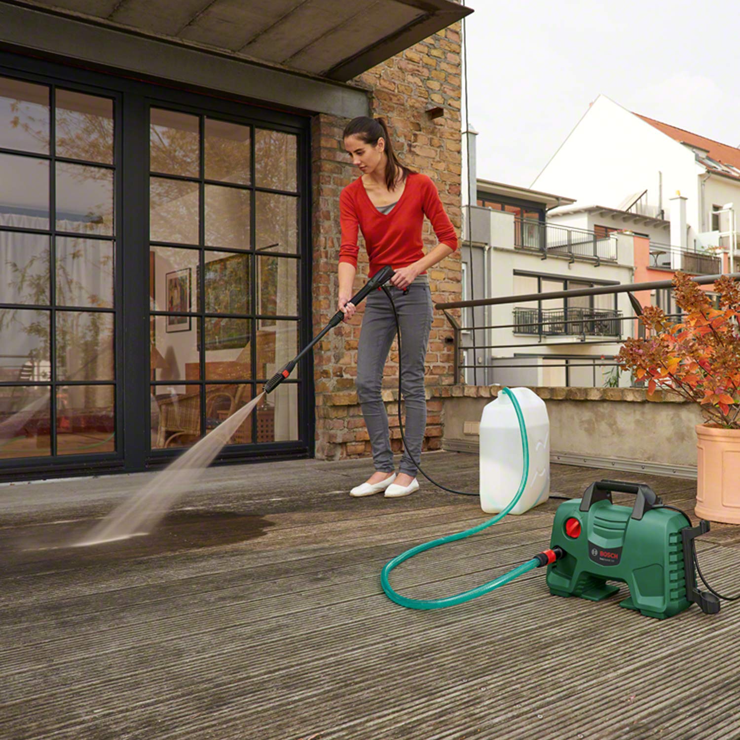 Bosch EasyAquatak 110 idropulitrice 110 bar 1300W verde