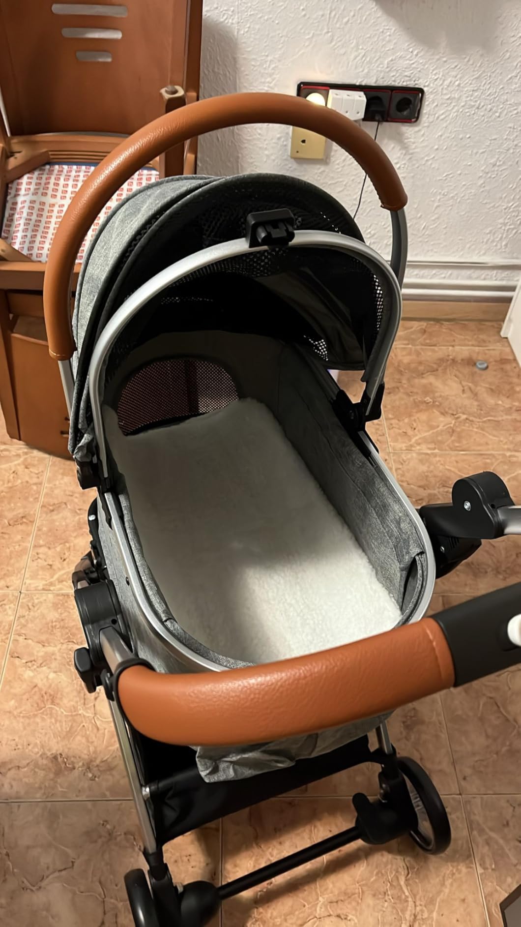 Fudajo 2in1 passeggino per cani nero 15 kg