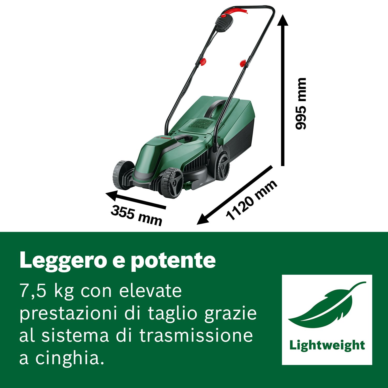 Bosch EasyMower 18V-32-200 Tagliaerba a Batteria 4,0 Ah 32 cm
