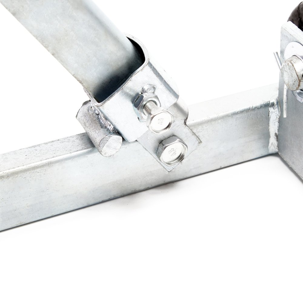Wiltec Rulli 111 cm carrello barca staffa fino 800 kg