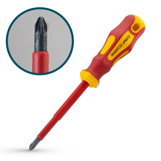Bormann cacciavite Pozidriv VDE 3x150mm magnetico