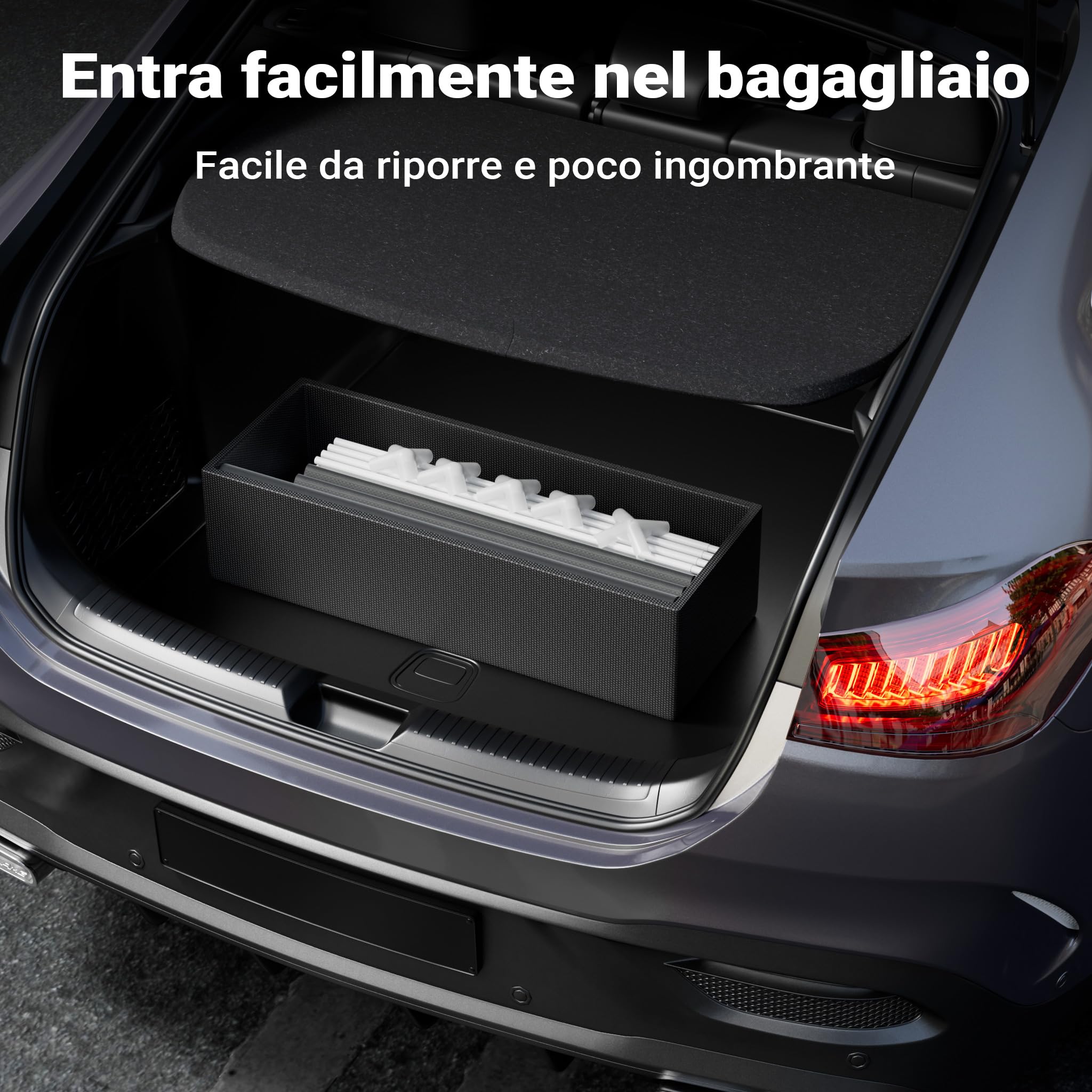 Toboli Gazebo 3x3 m Grigio con Lati e Finestre
