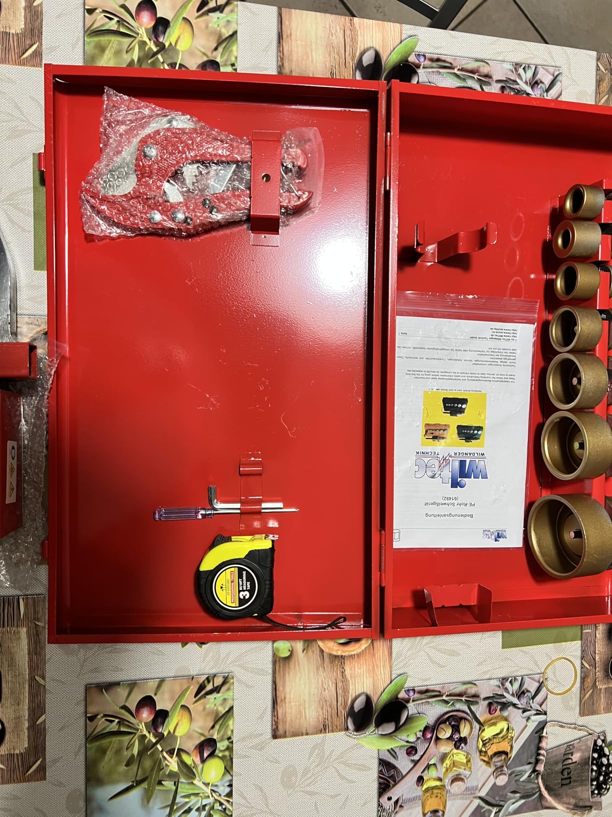 Wiltec Polifusore saldatubi 2000W fino 300°C con matrici