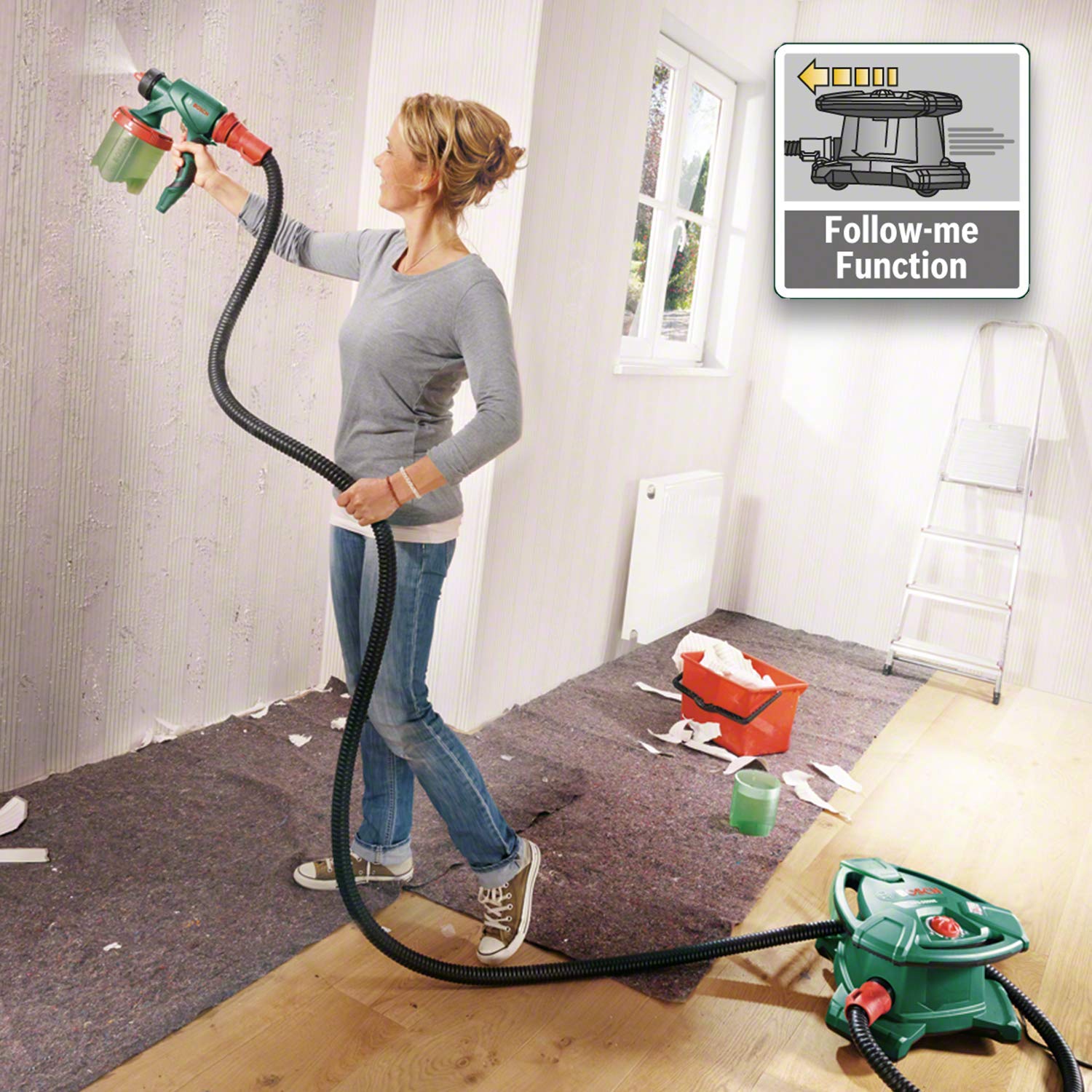 Bosch PFS 5000 E Sistema Verniciatura a Spruzzo 1000 ml