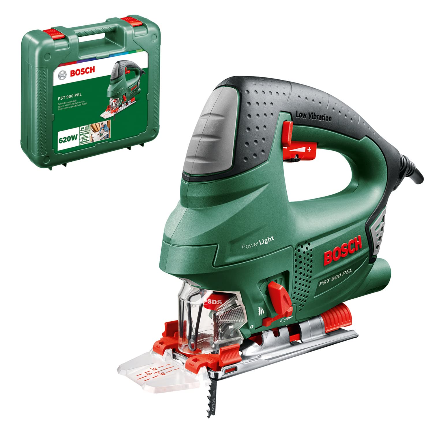Bosch PST 800 PEL seghetto alternativo 530W taglio 80 mm