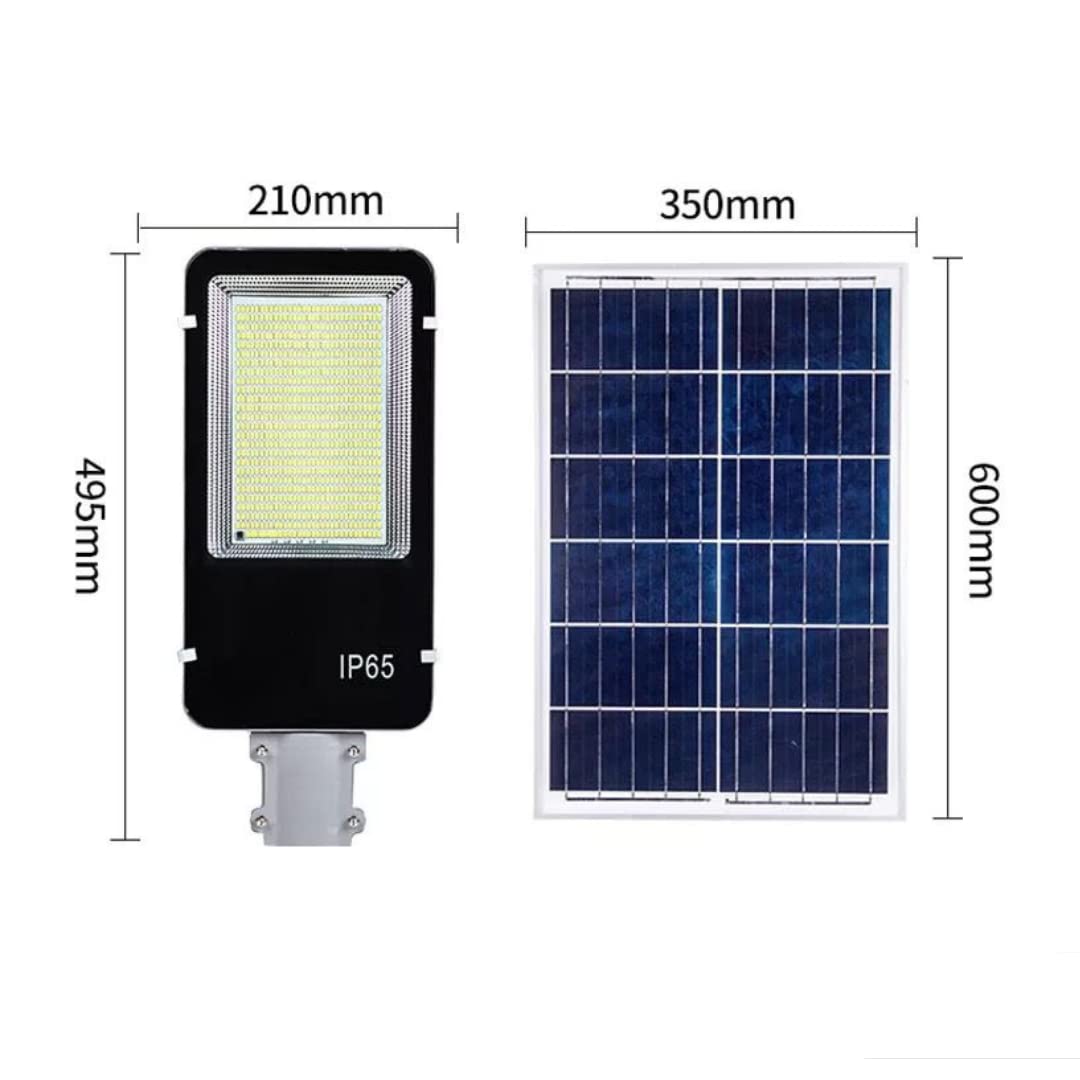 Lampione Solare Esterno 400W LED 6500K con Pannello