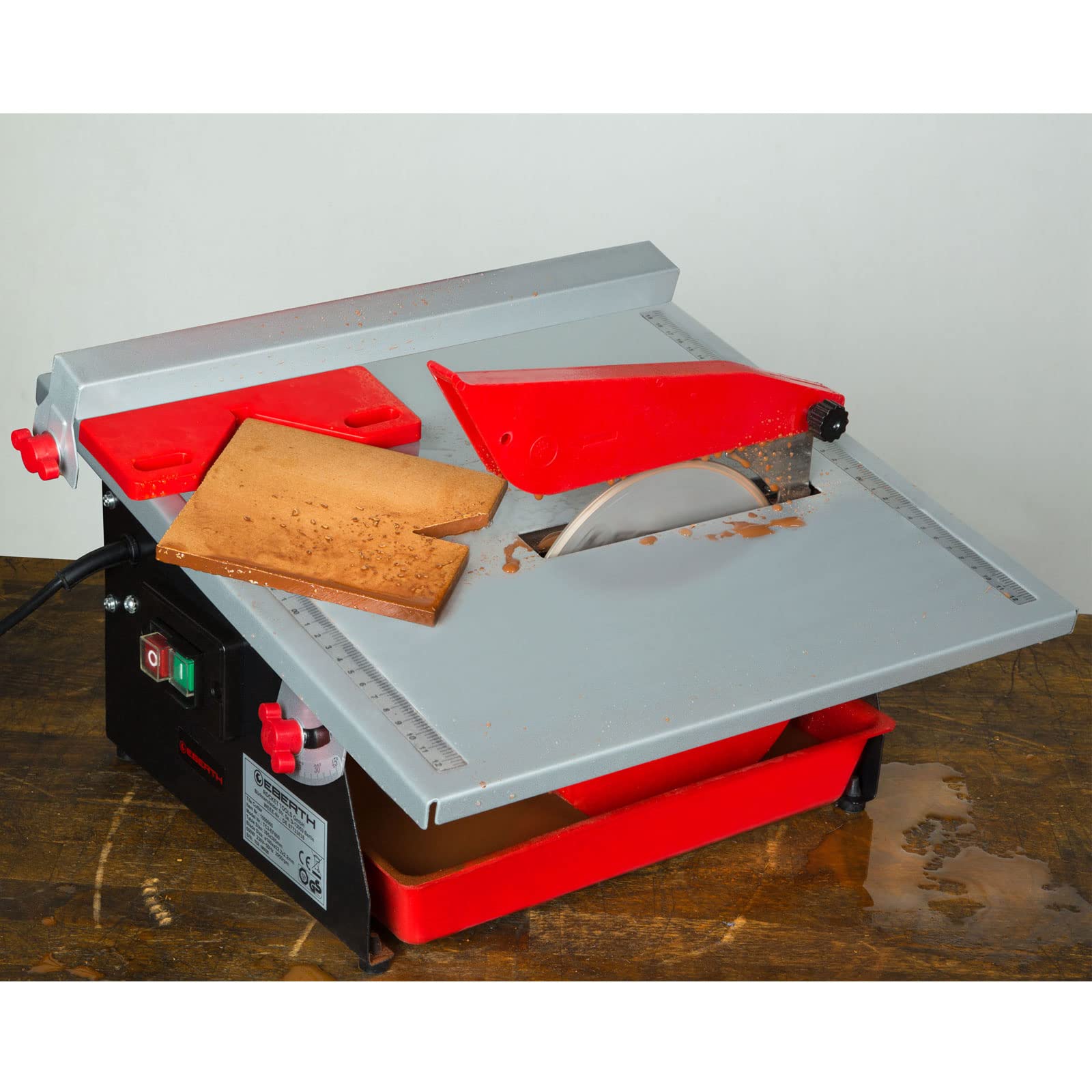 EBERTH Tagliapiastrelle elettrica 600W 180 mm per ceramica