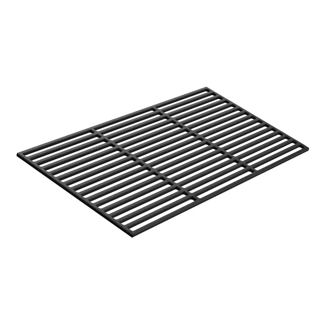 Wiltec griglia barbecue ghisa rettangolare 54x34 cm carbone gas