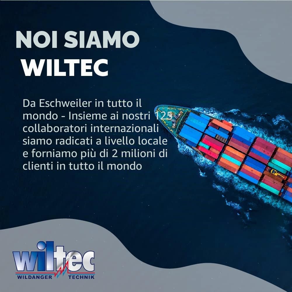 Wiltec Pistola sabbiatrice 6,3 bar con ugello e tubo