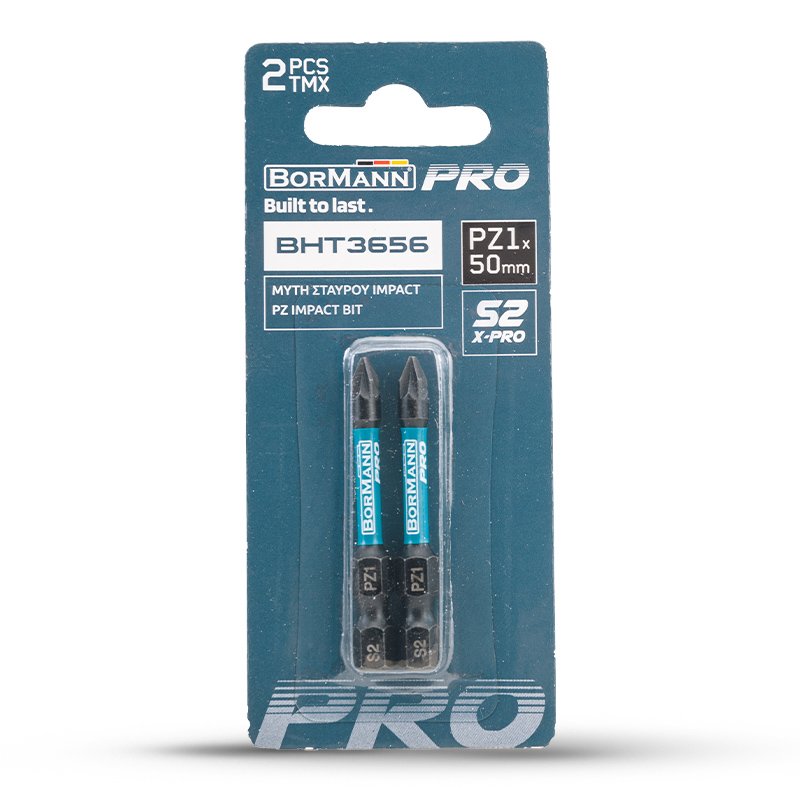 Bormann X-Pro Bit Pozi PZ1x50mm S2 2pz