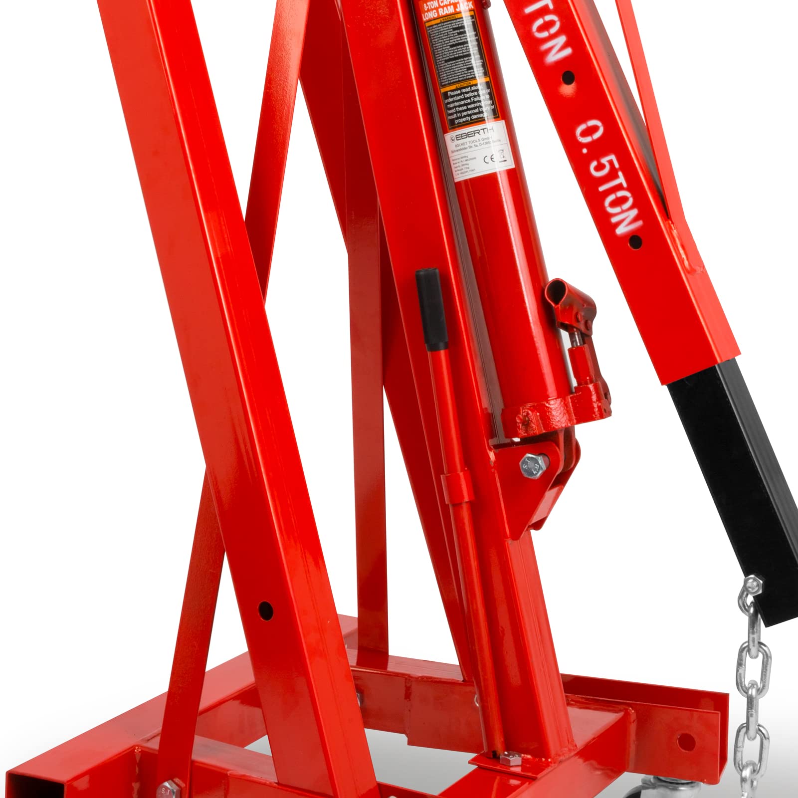 EBERTH Gru Officina Idraulica 2000kg Braccio 1050-1590mm