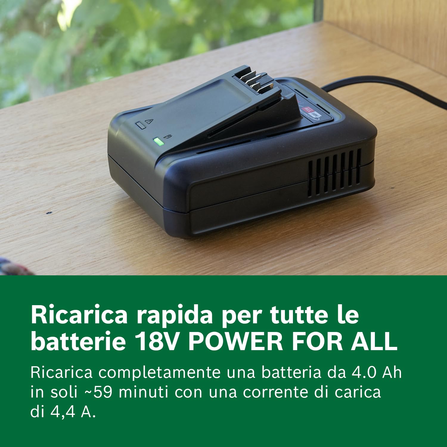Bosch AL 18V-44 caricabatteria rapido 18V 4,4A