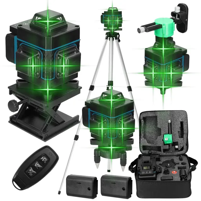 Weytoll Livella Laser 360 Verde 16 Linee Kit Treppiede