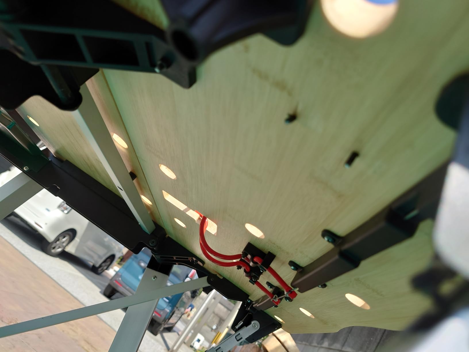 Bosch PWB 600 banco da lavoro in bambù richiudibile