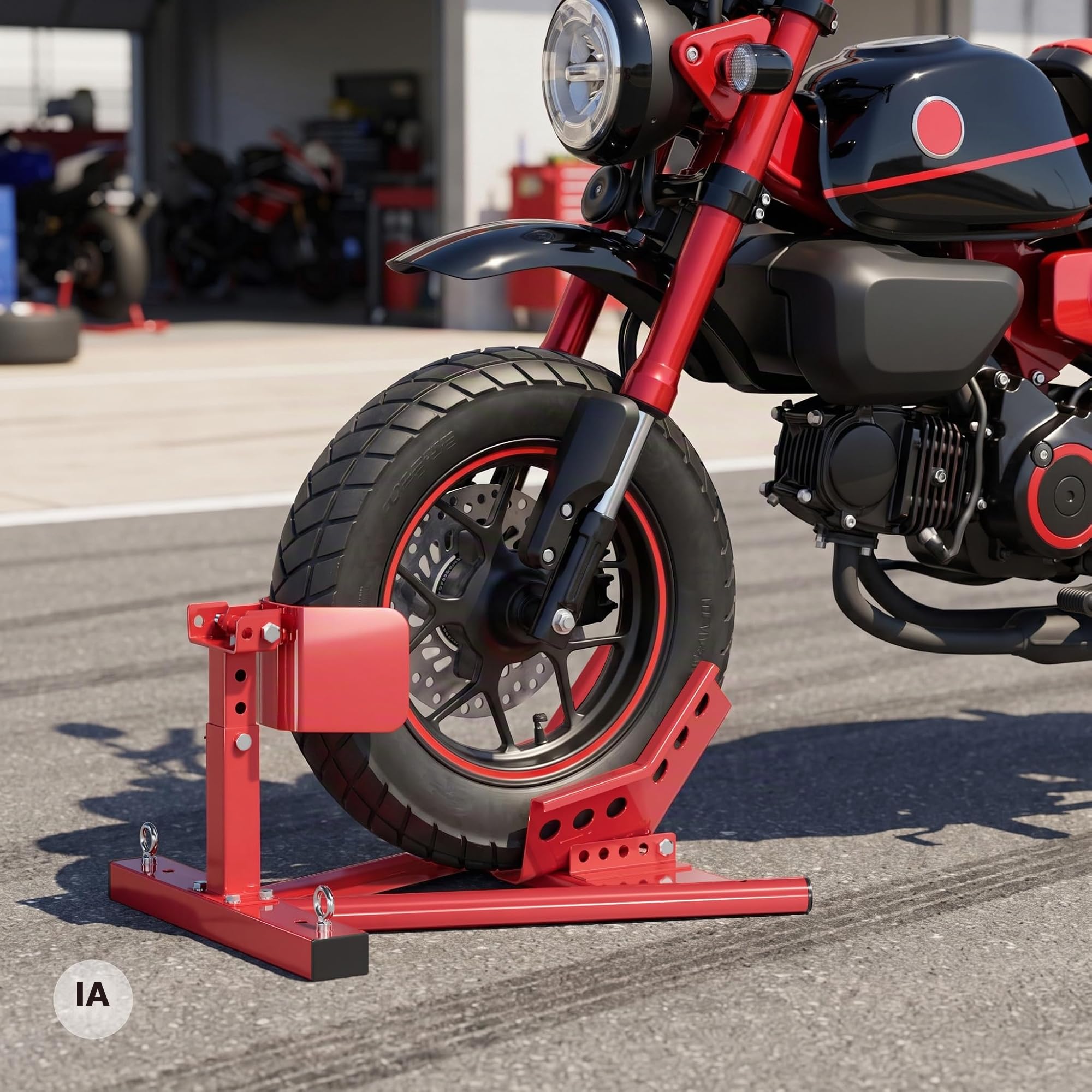 Wiltec Ruota anteriore 1 cavalletto moto acciaio