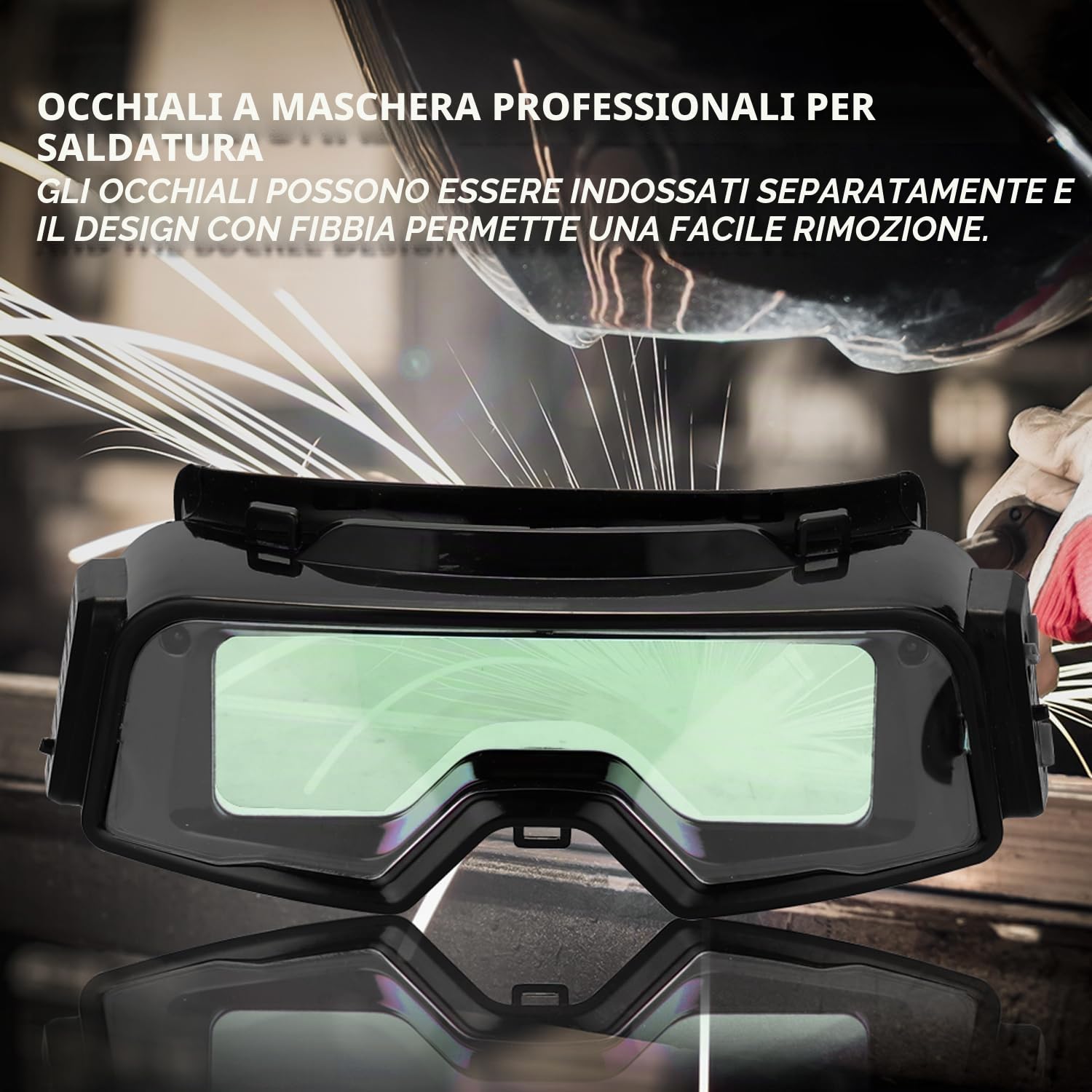 Weytoll occhiali saldatura auto-oscuranti TIG MIG MMA