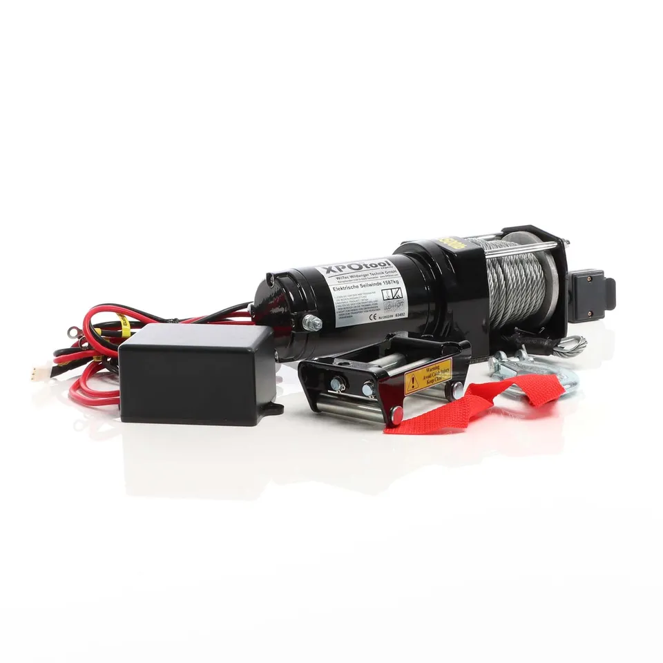 Wiltec XPOtool argano elettrico 12V 1587 kg 10,5 m