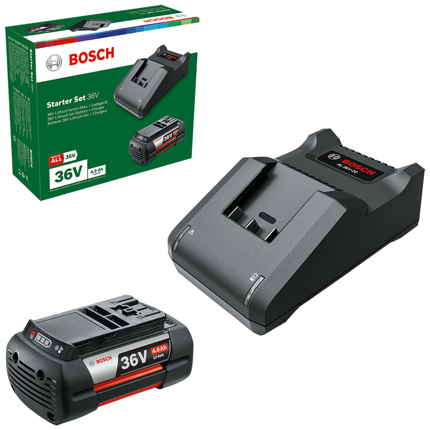 Bosch GBA 36V Batteria 2,0 Ah Litio