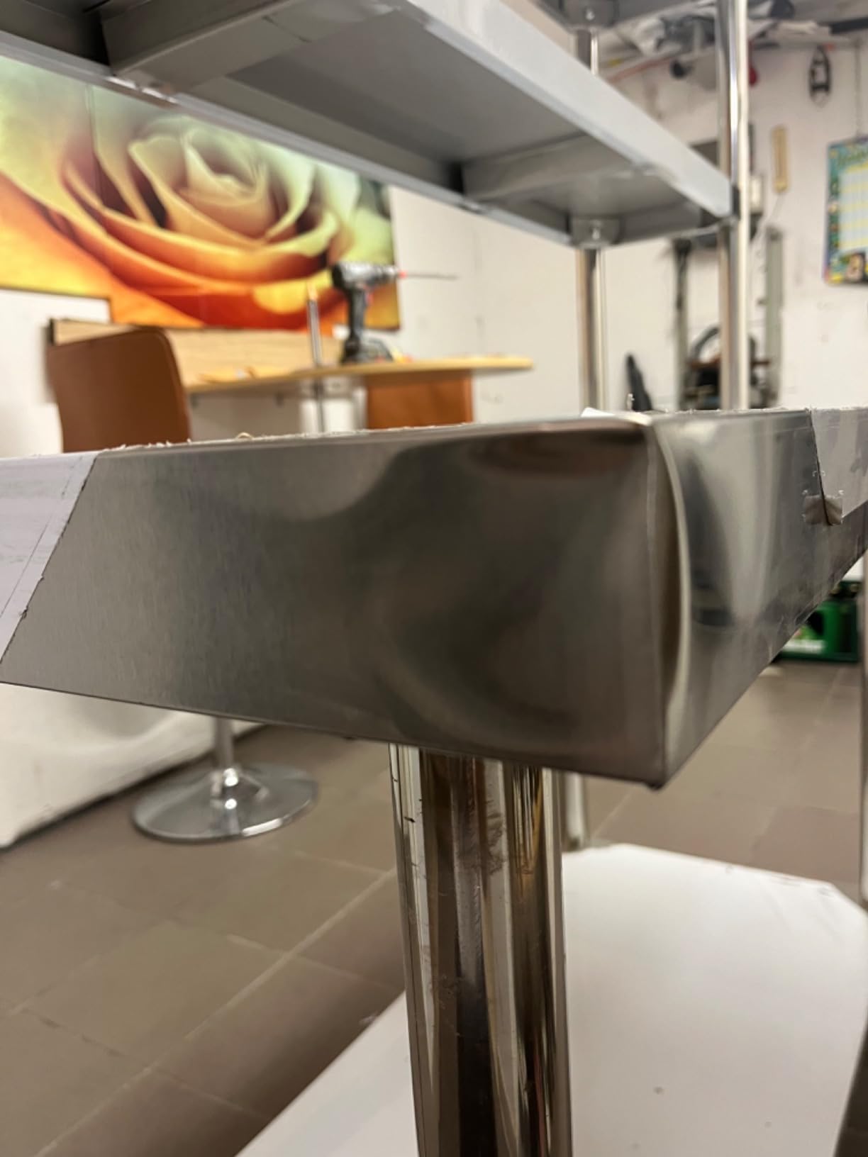 Wiltec Tavolo Lavoro Acciaio Inox 120x60x145 cm 2 Ripiani