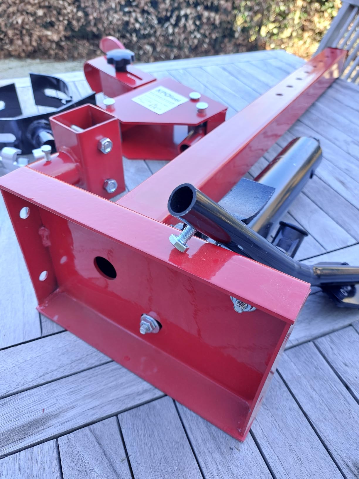 XPOtool Compressore Idraulico Molle 1000 kg con Supporto