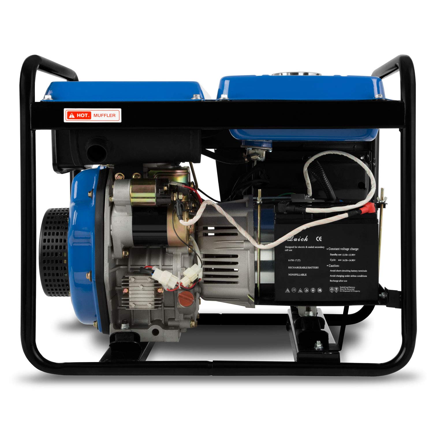 Eberth 3000W generatore diesel portatile avviamento elettrico
