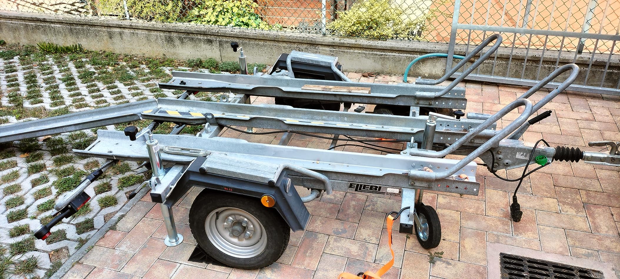 Wiltec XPOtool Supporto Rimorchio 510-760 mm 2 Pezzi
