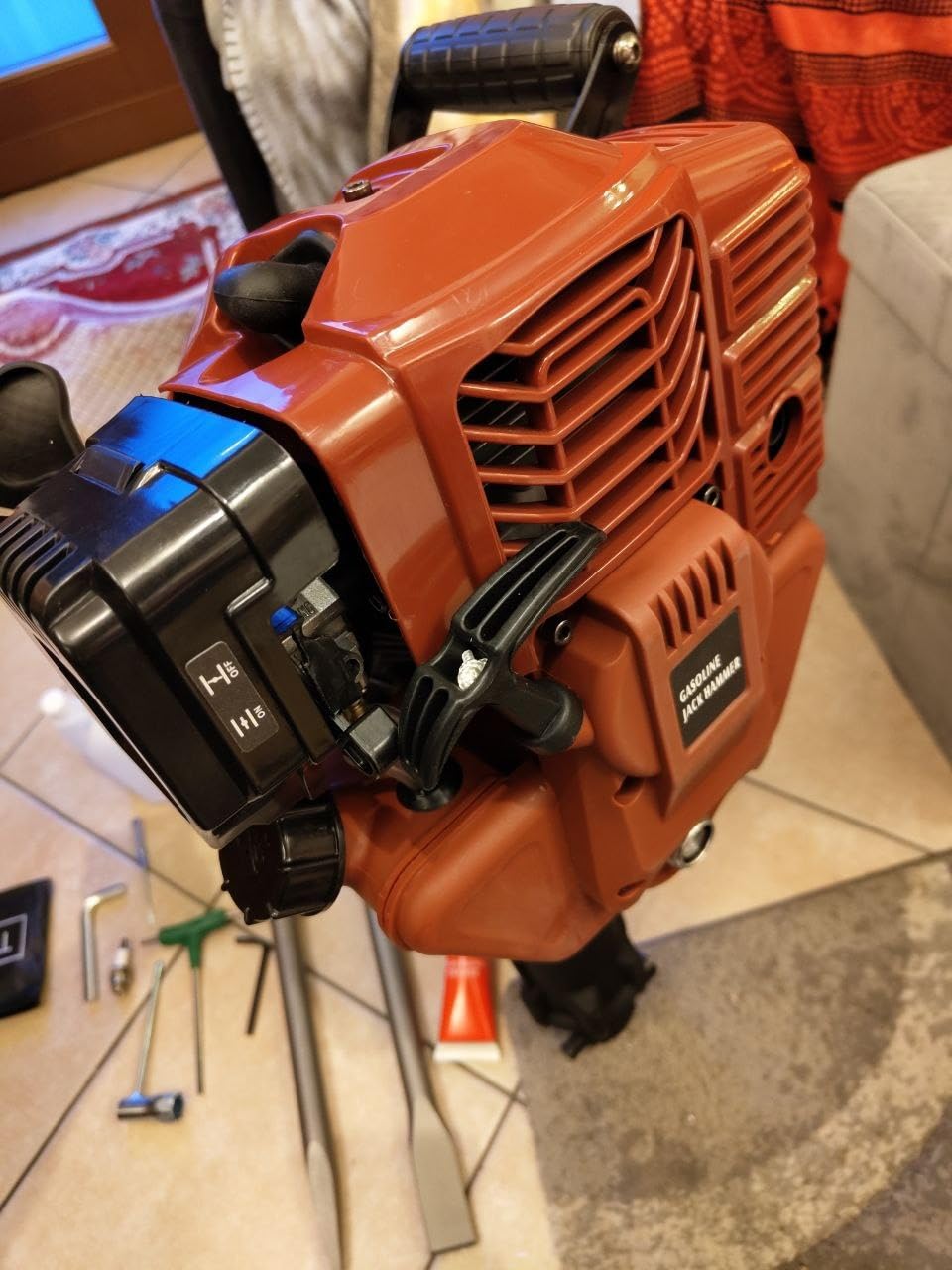 Wiltec Martello Demolitore 1500 U/min 55J a Scoppio