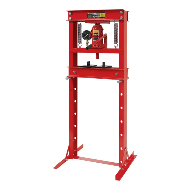 Wiltec Pressa Idraulica 20t con Manometro da Officina