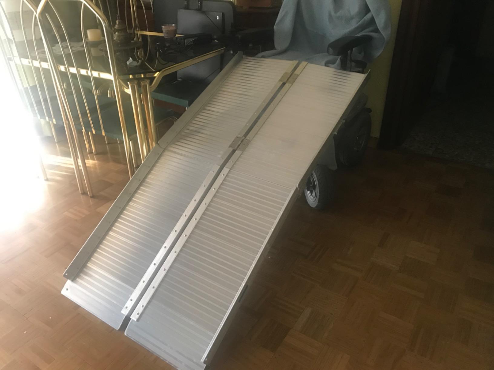 Wiltec rampa alluminio 152 cm 270 kg pieghevole