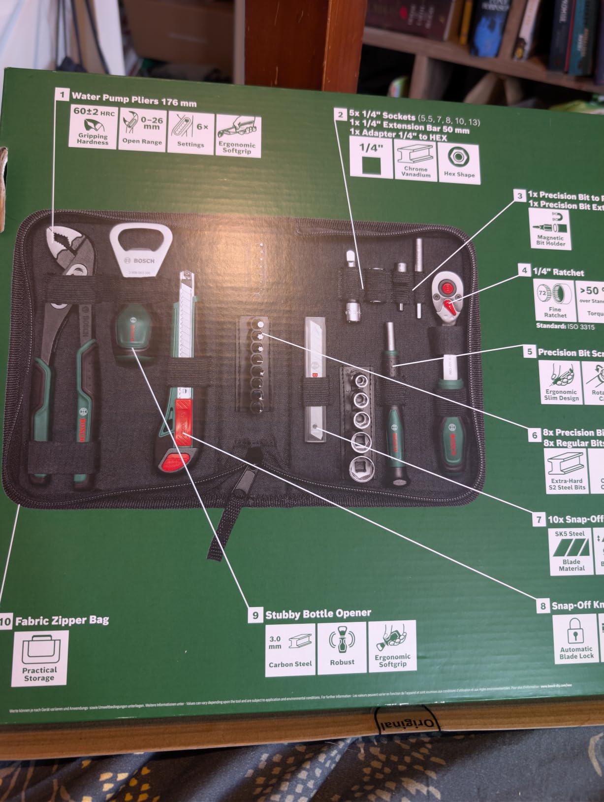 Bosch calendario avvento 2026 set attrezzi 44 pezzi