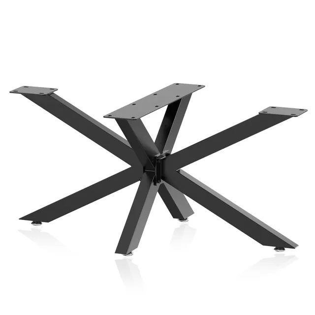 XPOtool Telaio Tavolo Ragno Acciaio Nero 43x58x98 cm