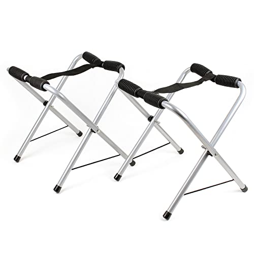Wiltec Cavalletto Kayak Alluminio 370x330x410 mm 2 Pezzi