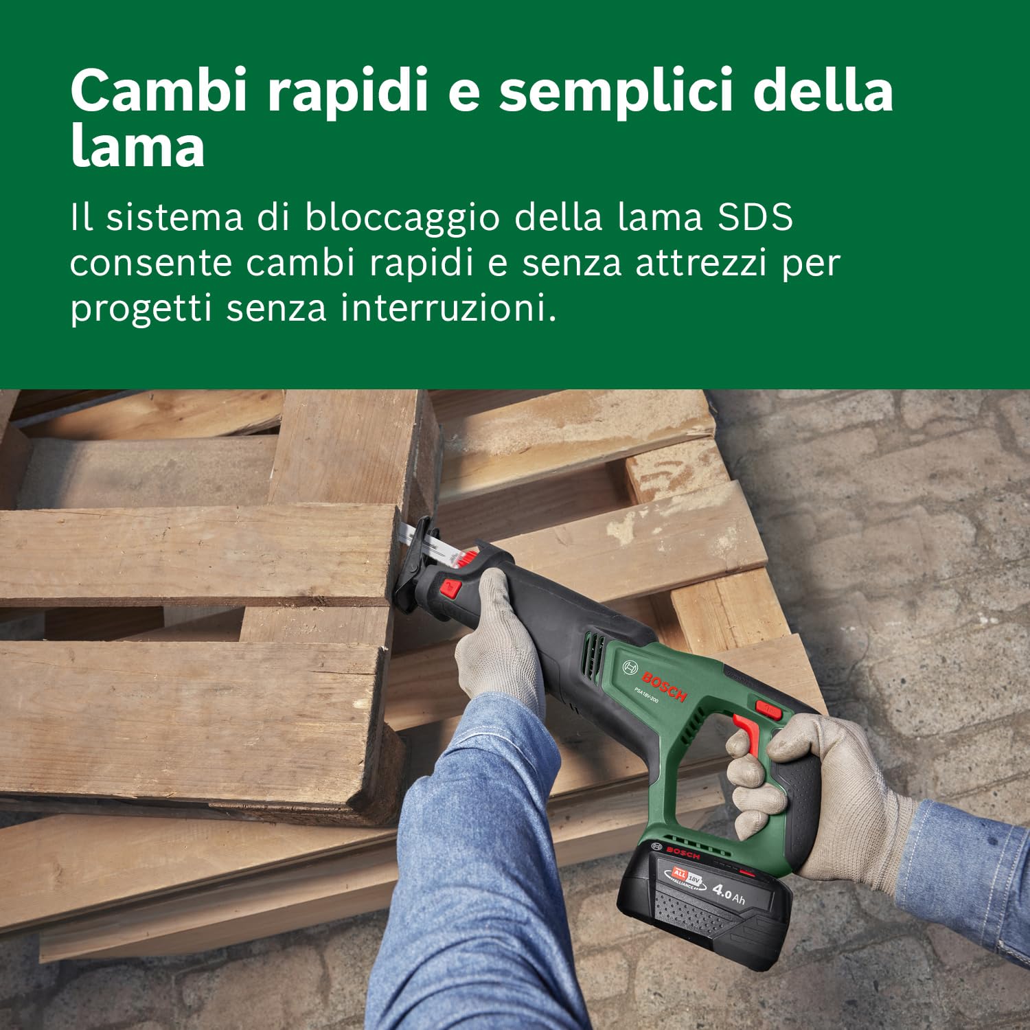 Bosch PSA18V-200 Sega Universale 18V Solo Corpo