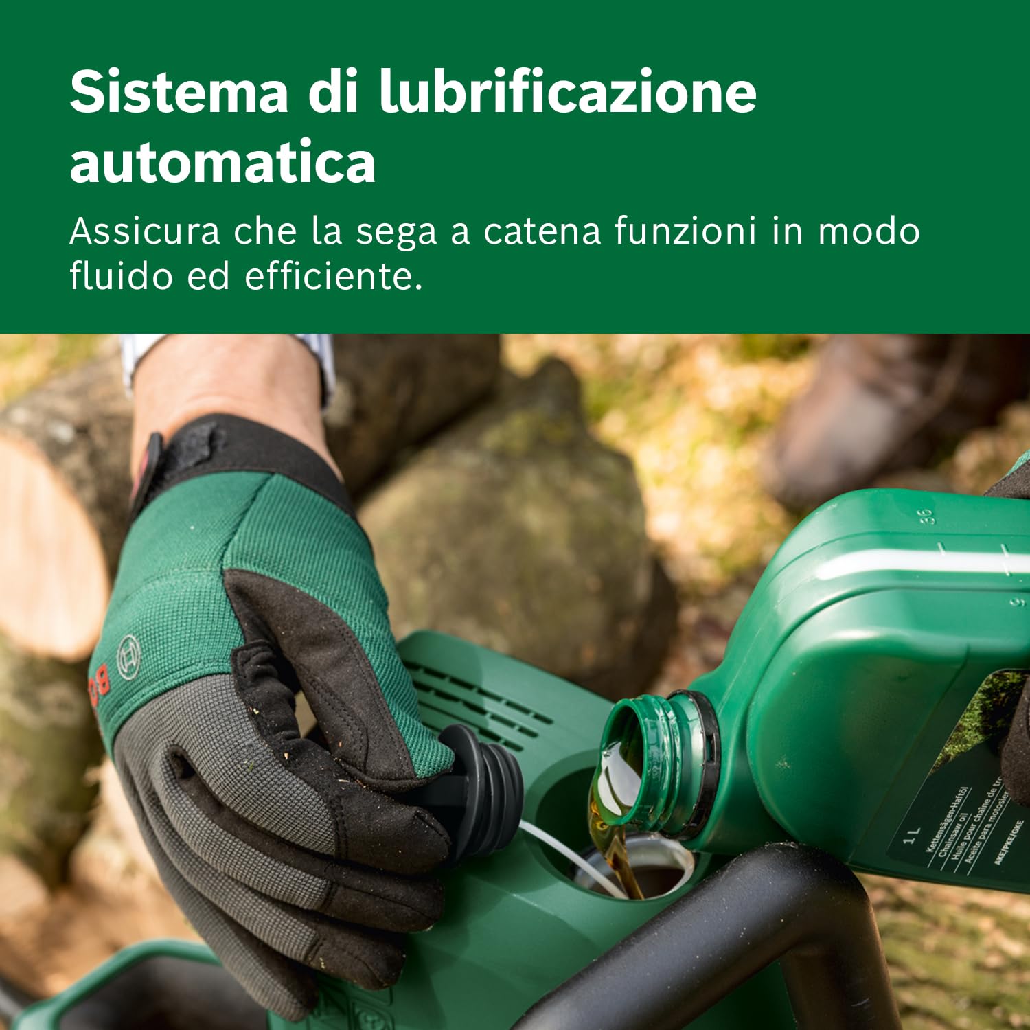 Bosch PKE18V-30-28 sega a catena a batteria 18V 4,0Ah brushless
