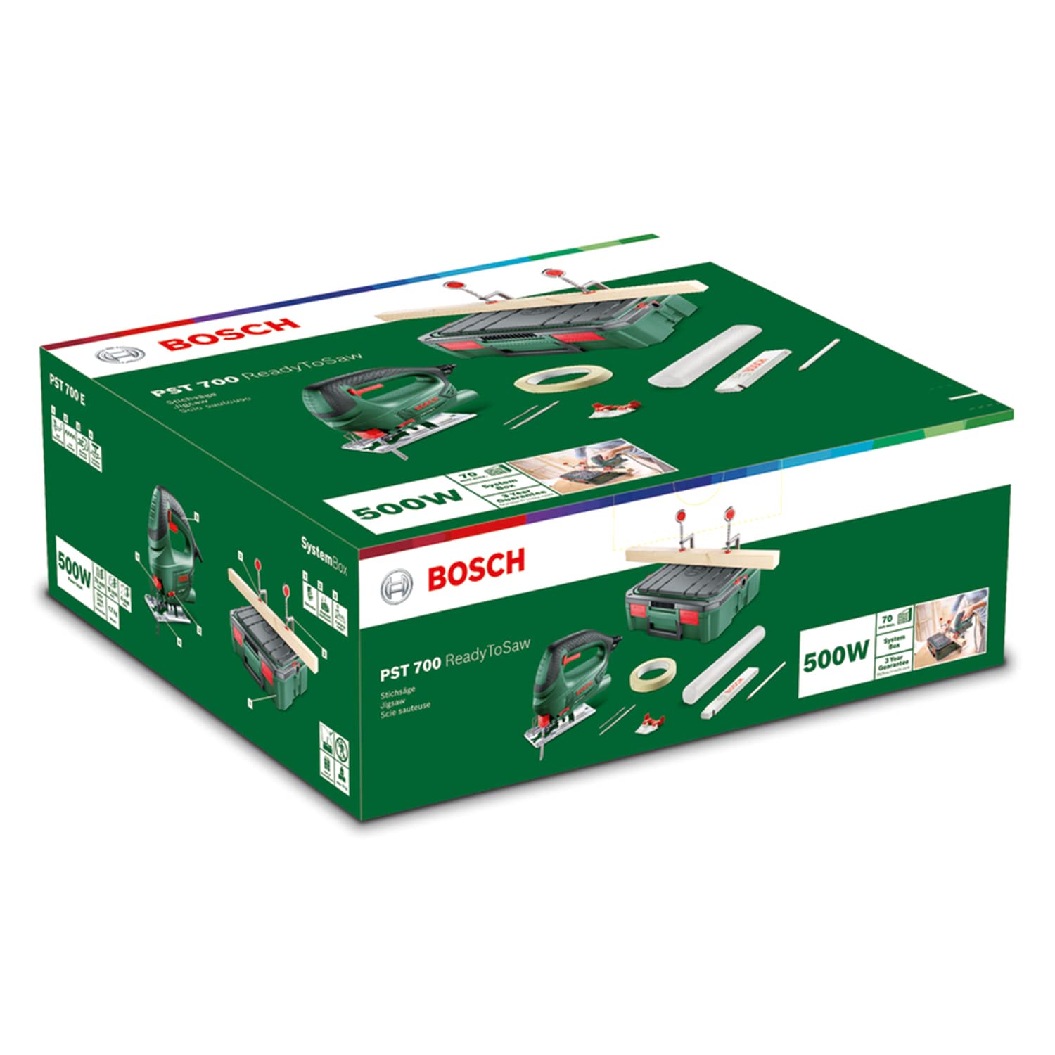 Bosch PST 700 E Seghetto Alternativo 500W con Valigia