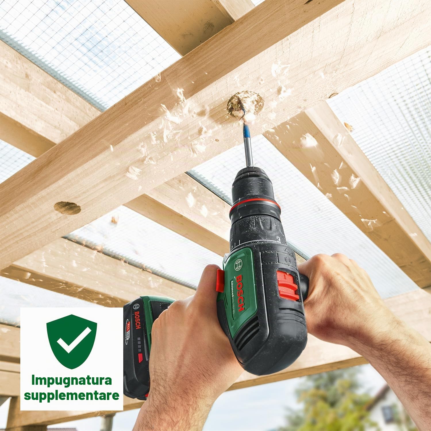 Bosch AdvancedDrill 18V-80 QuickSnap Trapano Avvitatore Senza Batteria
