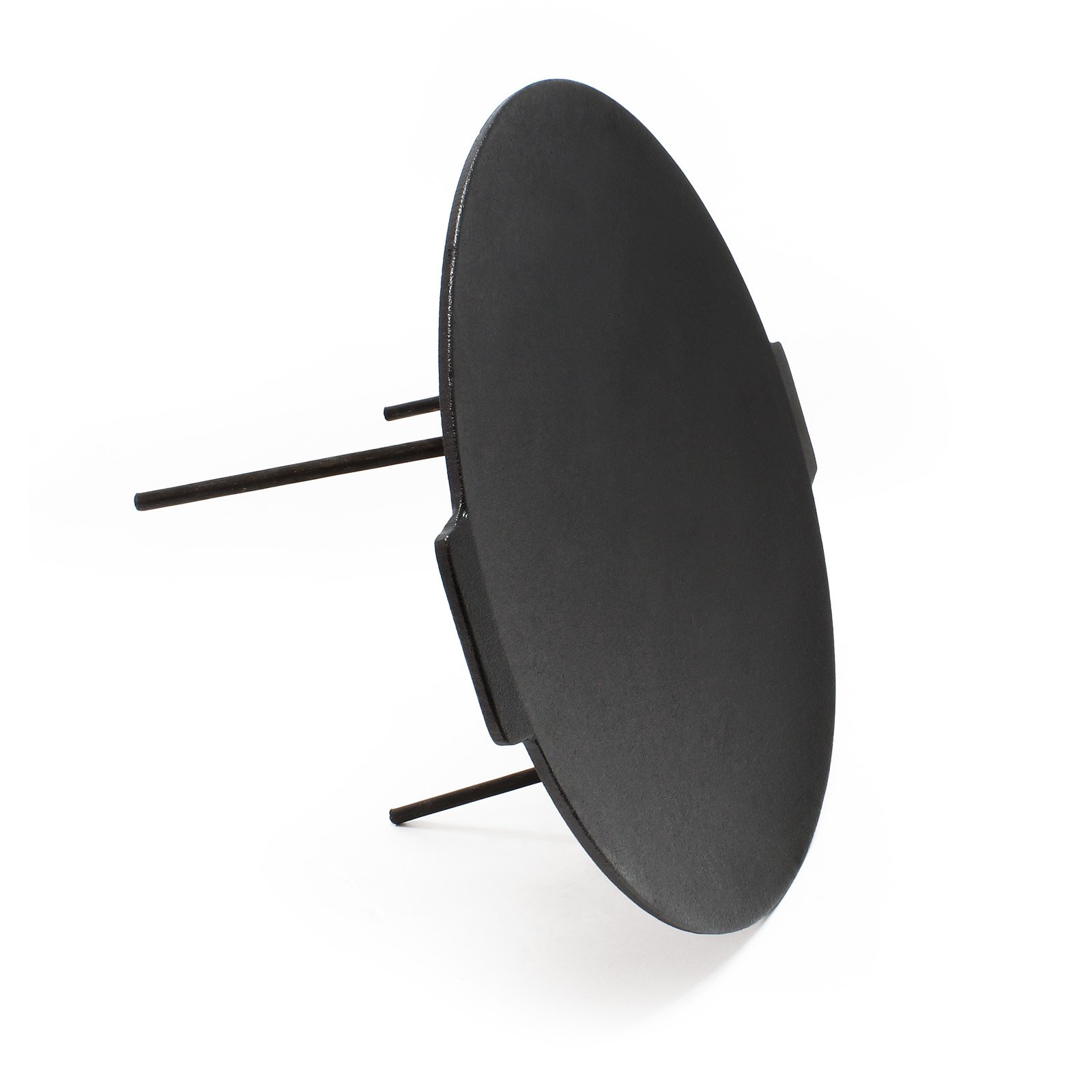 Wiltec Piastra barbecue ghisa rotonda Ø44cm altezza 35cm