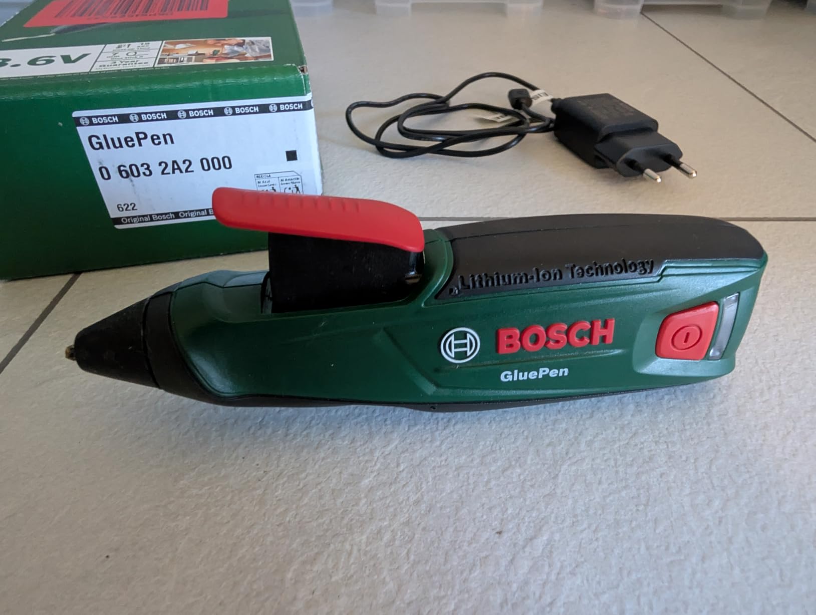 Bosch GluePen 06032A2000 Pistola Colla 3.6V +4 Stick Ultra