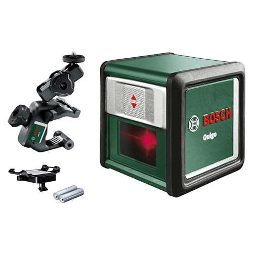 Bosch Quigo livella laser a croce con morsetto MM 2 portata 7 m