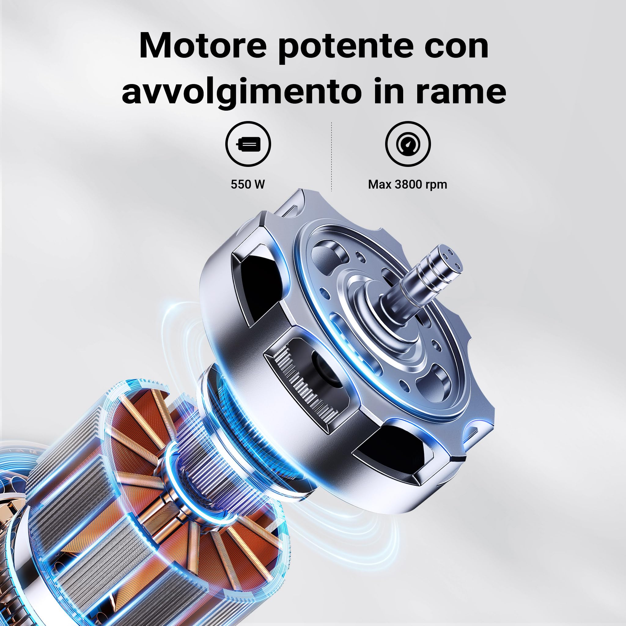 Wiltec Tornio per Legno 550 W 650-3800 giri/min in Ghisa